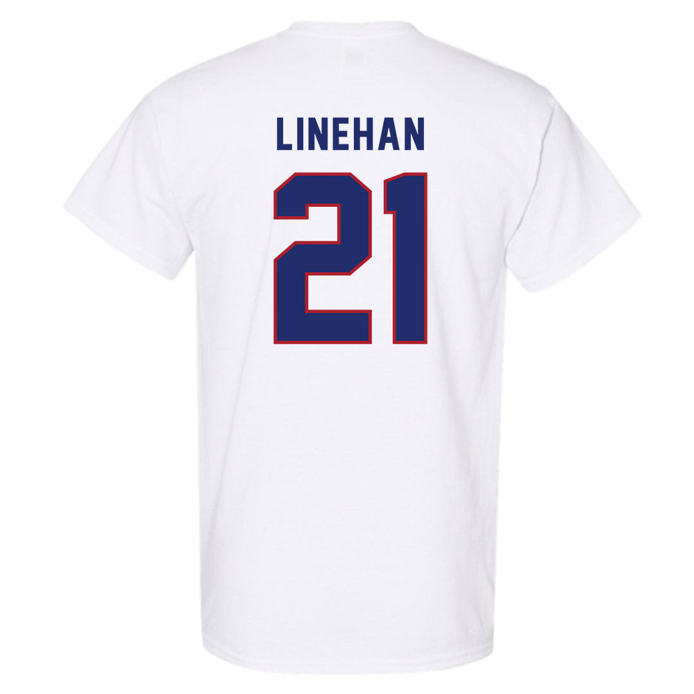 American - NCAA Women's Lacrosse : Kellie Linehan - T-Shirt-1
