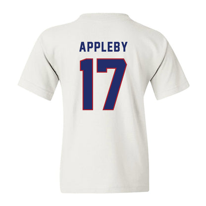 American - NCAA Women's Lacrosse : Lauren Appleby - Youth T-Shirt-1