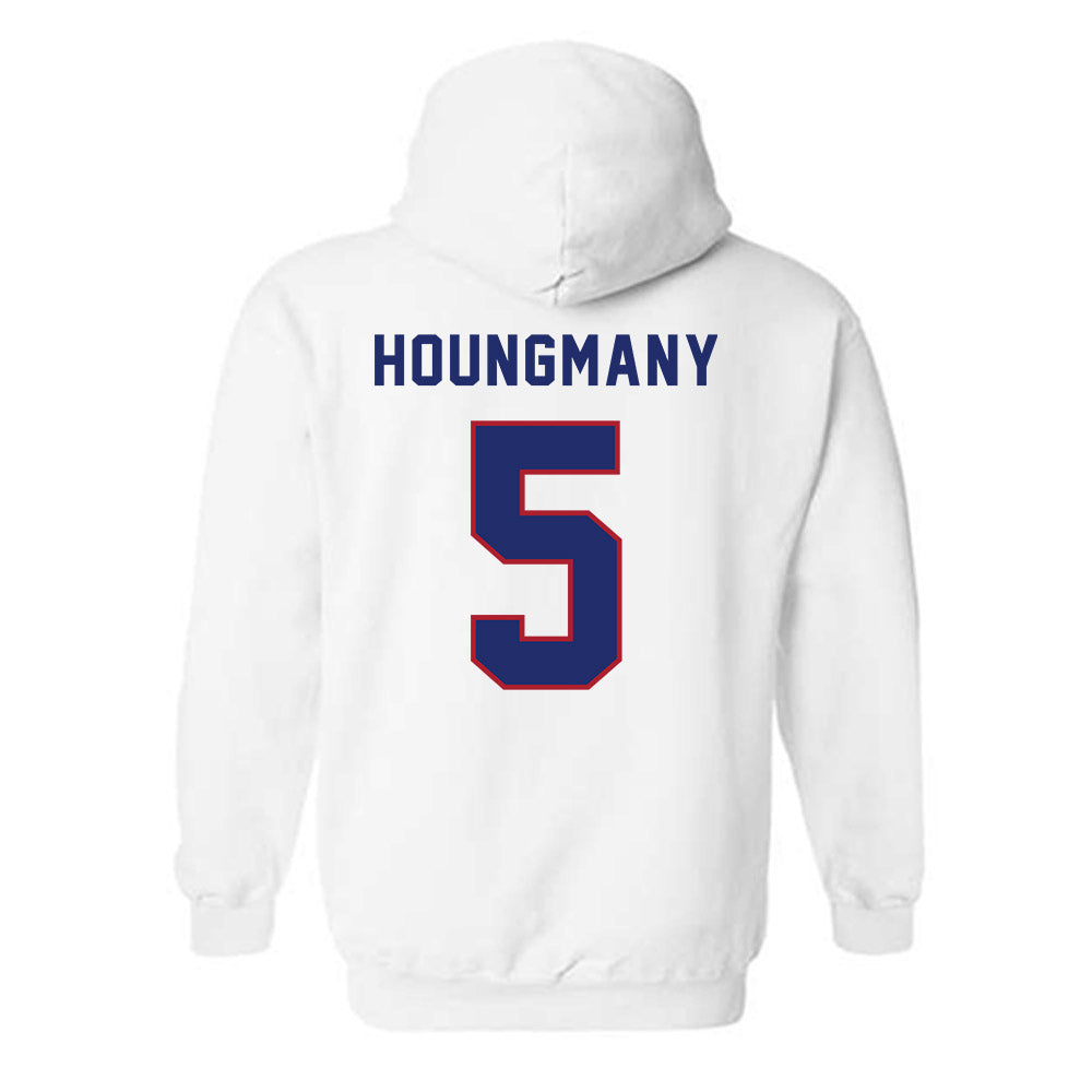 American - NCAA Women's Soccer : Lily Houngmany - Hooded Sweatshirt-1