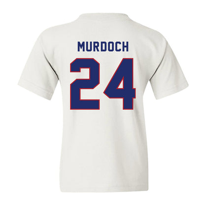 American - NCAA Women's Lacrosse : Reagan Murdoch - Youth T-Shirt-1