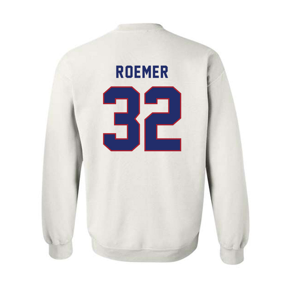 American - NCAA Women's Soccer : Addison Roemer - Crewneck Sweatshirt-1