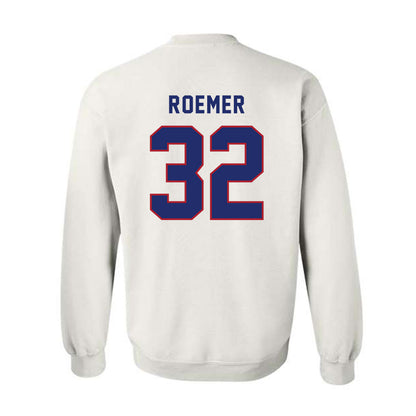 American - NCAA Women's Soccer : Addison Roemer - Crewneck Sweatshirt-1