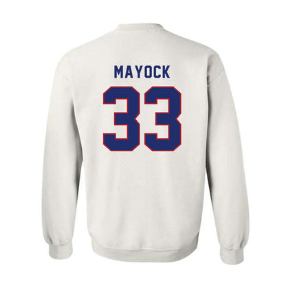 American - NCAA Men's Basketball : Matt Mayock - Crewneck Sweatshirt-1