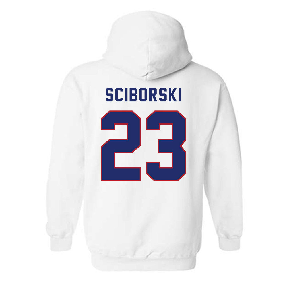 American - NCAA Women's Volleyball : Carly Sciborski - Hooded Sweatshirt-1