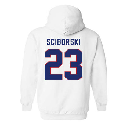 American - NCAA Women's Volleyball : Carly Sciborski - Hooded Sweatshirt-1