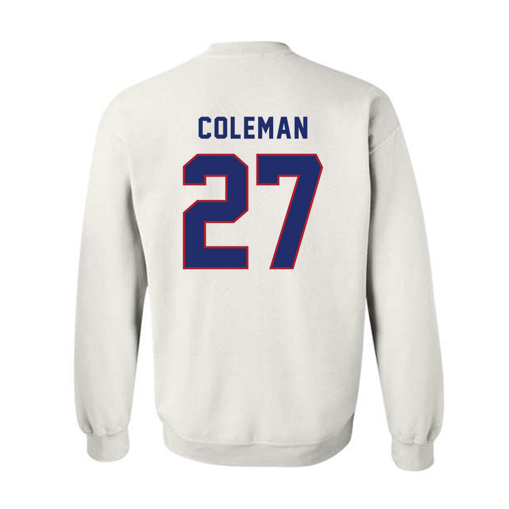 American - NCAA Women's Lacrosse : Peyton Coleman - Crewneck Sweatshirt-1