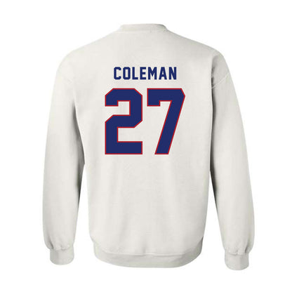 American - NCAA Women's Lacrosse : Peyton Coleman - Crewneck Sweatshirt-1