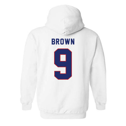 American - NCAA Women's Lacrosse : Deirdre Brown - Hooded Sweatshirt-1
