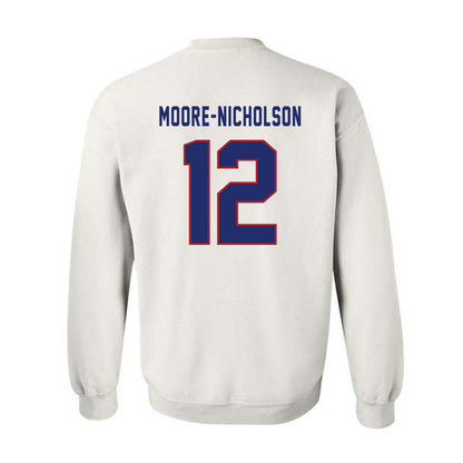American - NCAA Women's Basketball : Madisyn Moore-Nicholson - Crewneck Sweatshirt-1