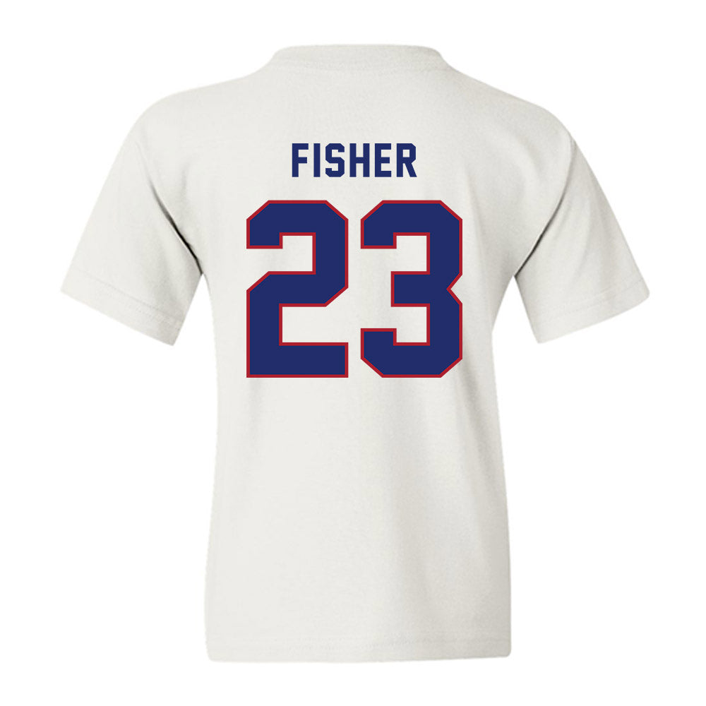 American - NCAA Women's Soccer : Jayden Fisher - Youth T-Shirt-1