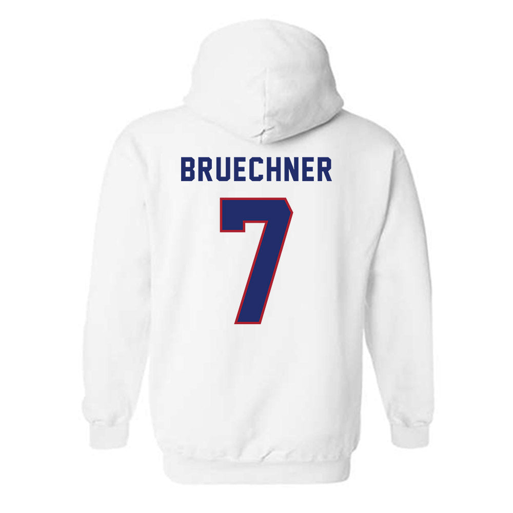American - NCAA Women's Lacrosse : Kate Bruechner - Hooded Sweatshirt-1