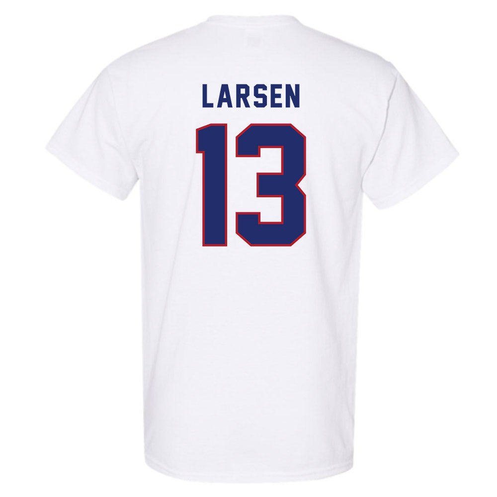 American - NCAA Women's Lacrosse : Carly Larsen - T-Shirt-1