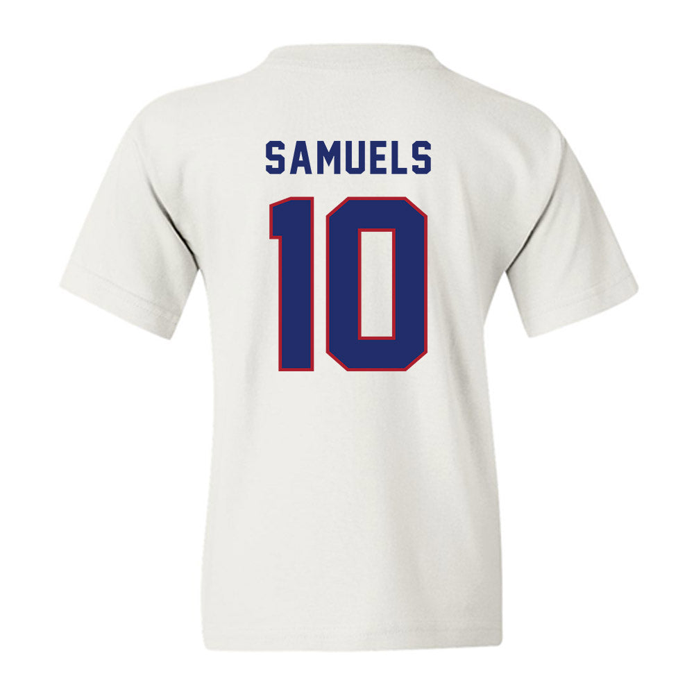 American - NCAA Men's Basketball : Adrian Samuels - Youth T-Shirt-1