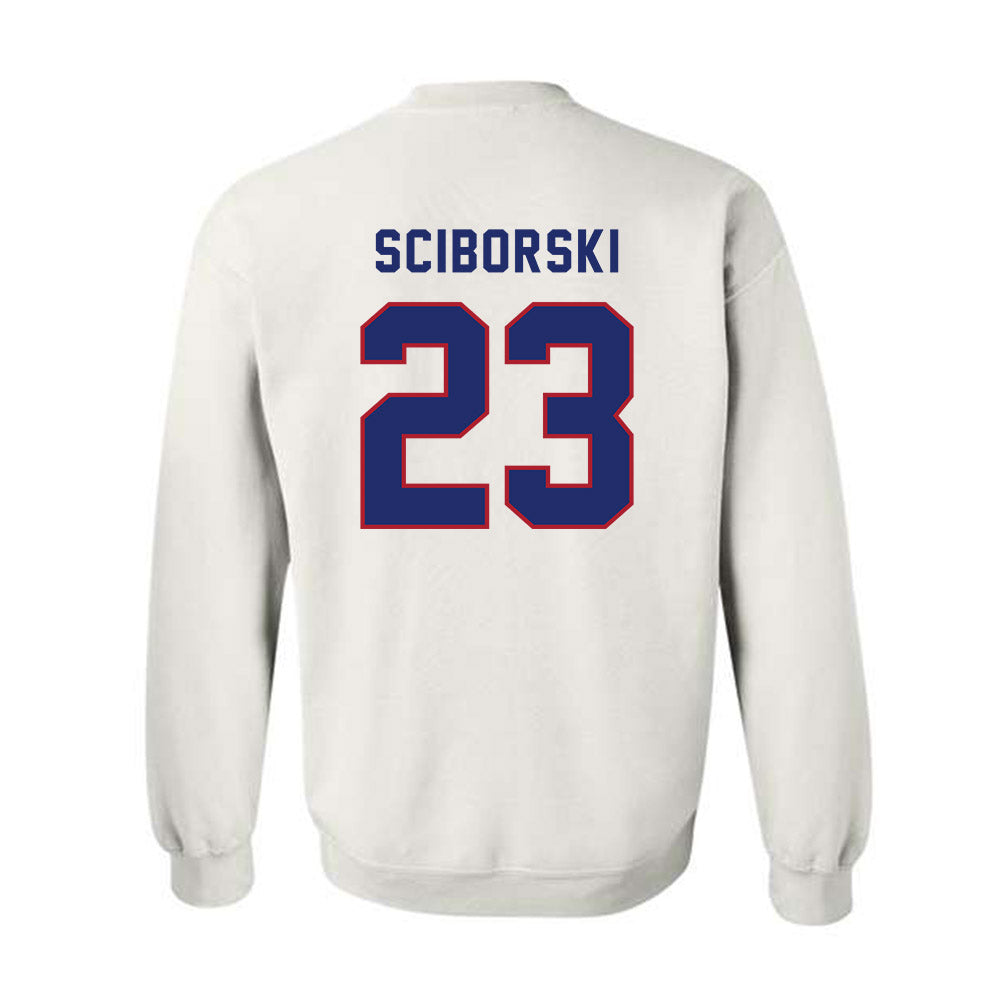 American - NCAA Women's Volleyball : Carly Sciborski - Crewneck Sweatshirt-1