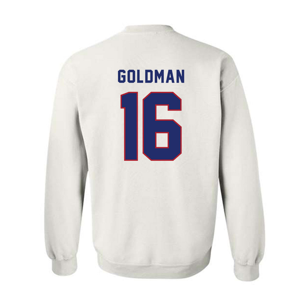 American - NCAA Women's Soccer : Nariah Goldman - Crewneck Sweatshirt-1