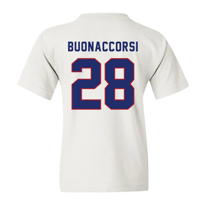 American - NCAA Women's Lacrosse : Samantha Buonaccorsi - Youth T-Shirt-1