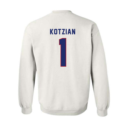 American - NCAA Women's Lacrosse : Adria Kotzian - Crewneck Sweatshirt-1
