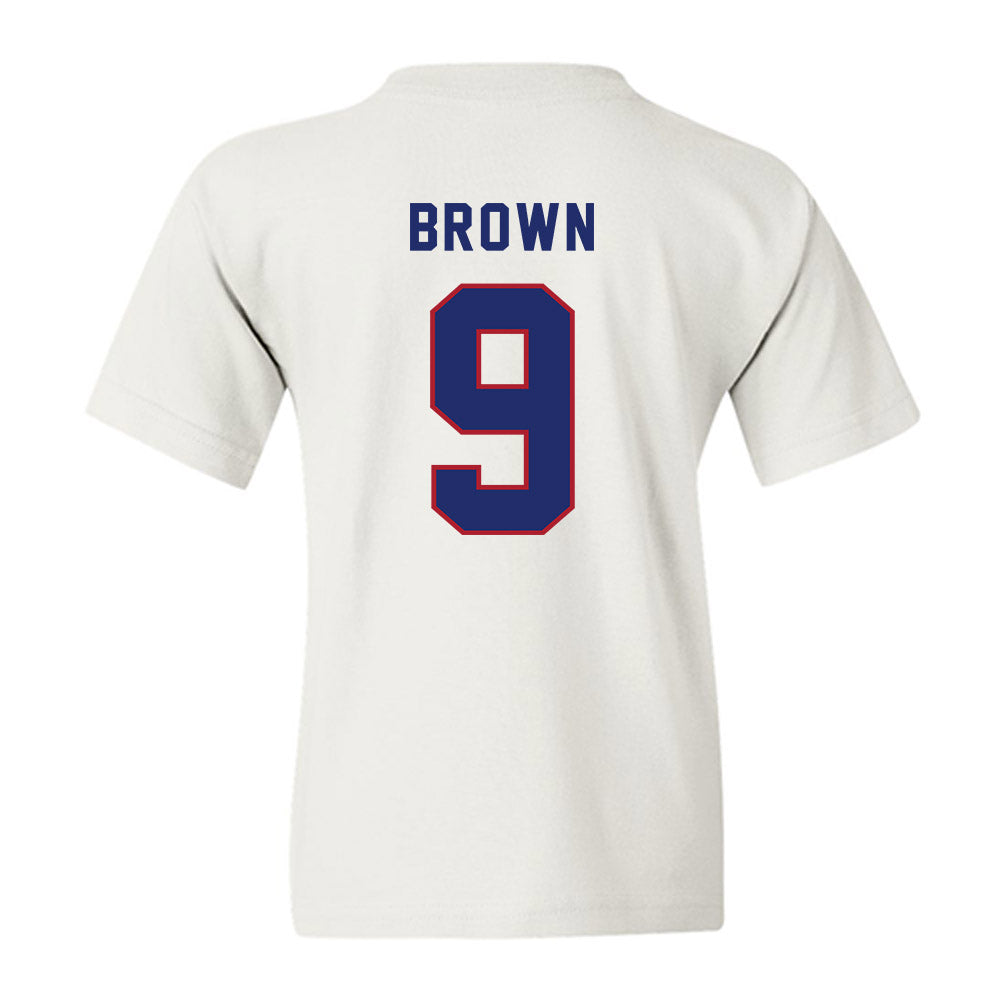 American - NCAA Women's Lacrosse : Deirdre Brown - Youth T-Shirt-1