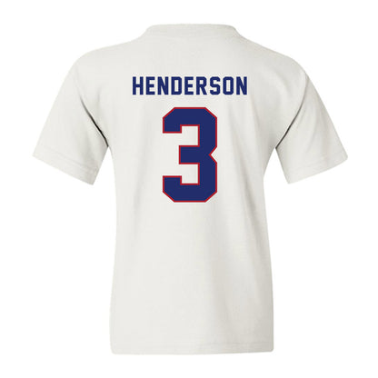 American - NCAA Women's Soccer : Kendall Henderson - Youth T-Shirt-1