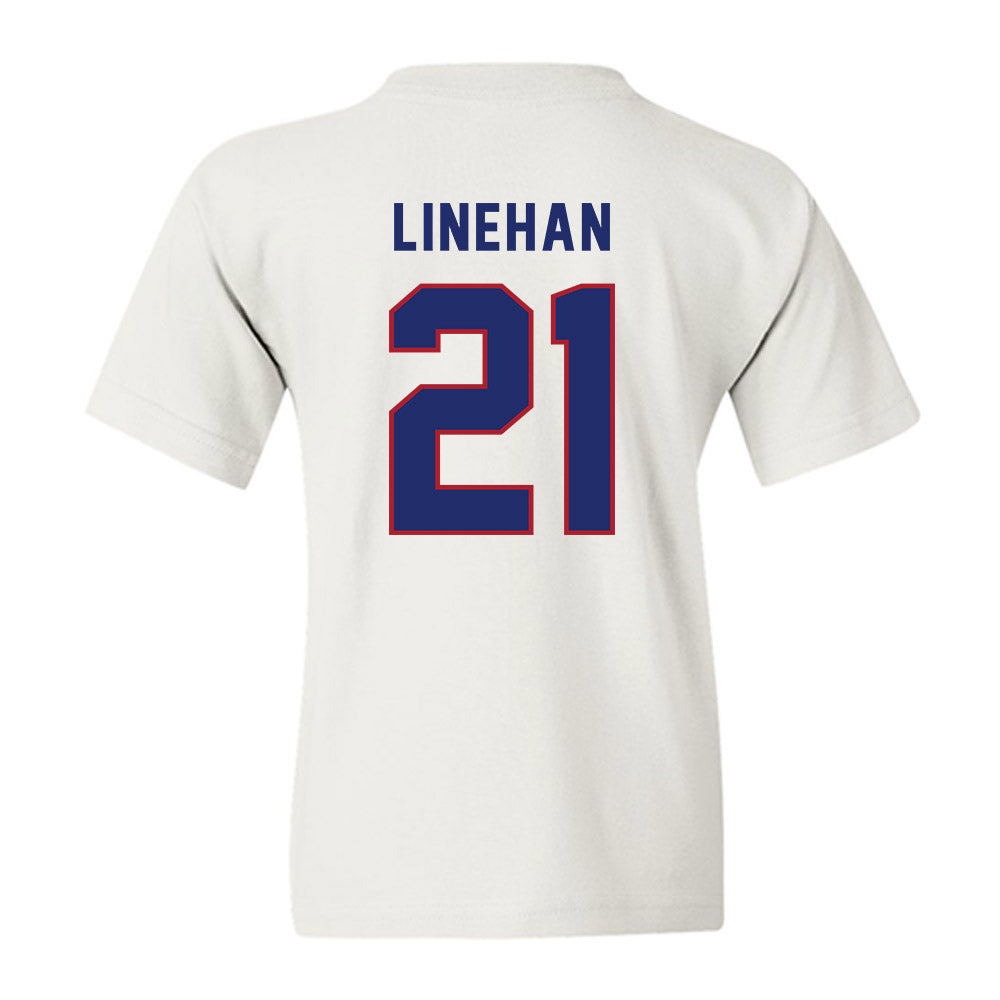 American - NCAA Women's Lacrosse : Kellie Linehan - Youth T-Shirt-1