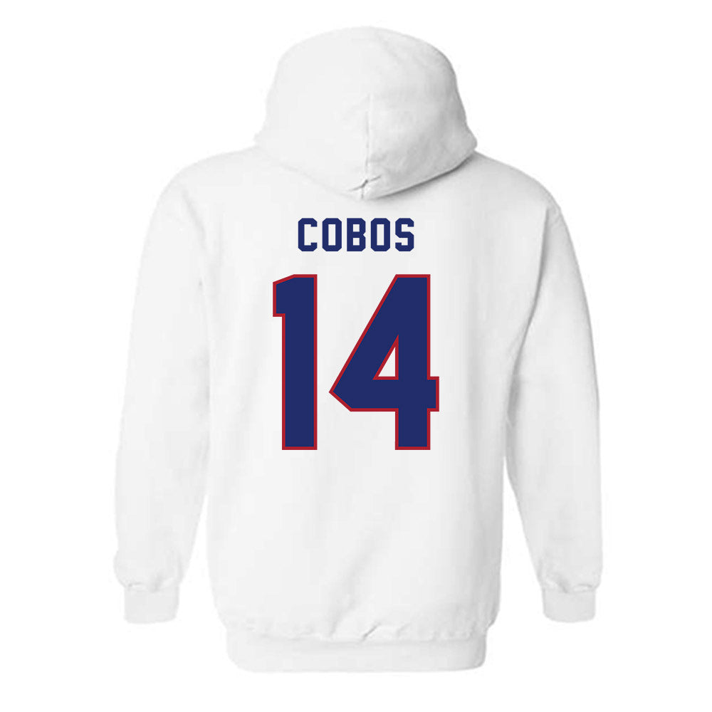 American - NCAA Women's Soccer : Isabella Cobos - Hooded Sweatshirt-1