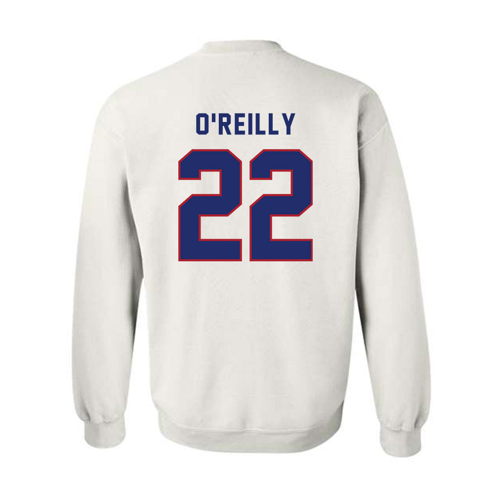 American - NCAA Men's Basketball : Shane O'Reilly - Crewneck Sweatshirt-1
