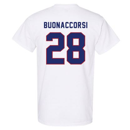 American - NCAA Women's Lacrosse : Samantha Buonaccorsi - T-Shirt-1