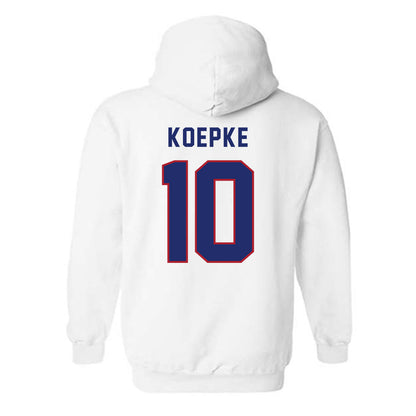American - NCAA Women's Basketball : Grace Koepke - Hooded Sweatshirt-1