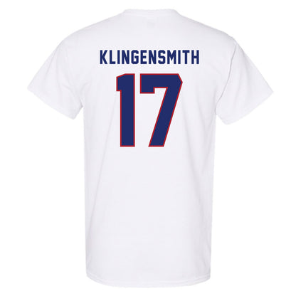 American - NCAA Women's Soccer : Avery Klingensmith - T-Shirt-1