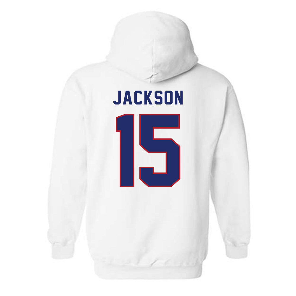 American - NCAA Women's Lacrosse : Annabelle Jackson - Hooded Sweatshirt-1