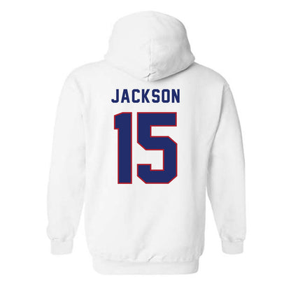American - NCAA Women's Lacrosse : Annabelle Jackson - Hooded Sweatshirt-1
