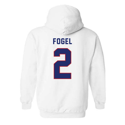 American - NCAA Men's Soccer : Jonah Fogel - Hooded Sweatshirt-1