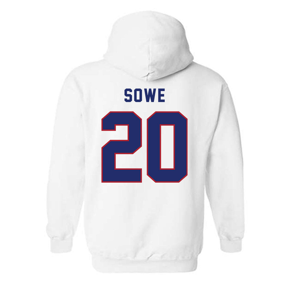 American - NCAA Men's Soccer : Mustapha Sowe - Hooded Sweatshirt-1