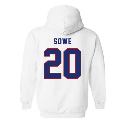 American - NCAA Men's Soccer : Mustapha Sowe - Hooded Sweatshirt-1