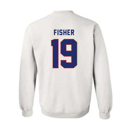 American - NCAA Women's Soccer : Eliza Fisher - Crewneck Sweatshirt-1