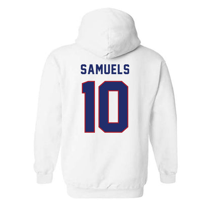 American - NCAA Men's Basketball : Adrian Samuels - Hooded Sweatshirt-1