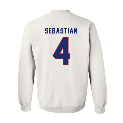American - NCAA Men's Basketball : Kade Sebastian - Crewneck Sweatshirt-1