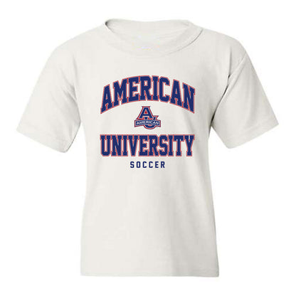 American - NCAA Women's Soccer : Avery Klingensmith - Youth T-Shirt-0
