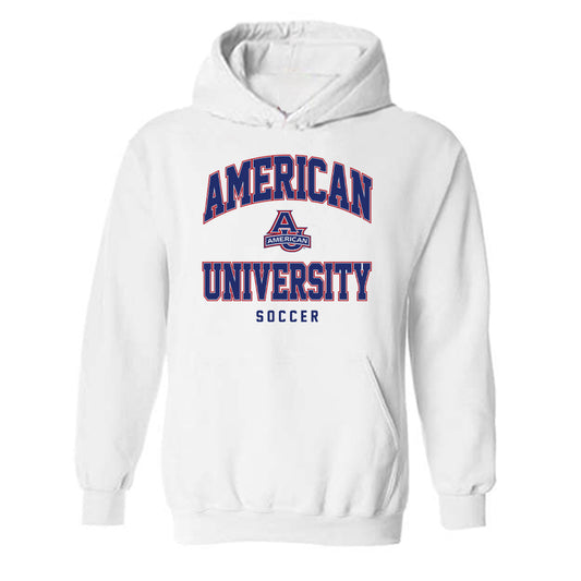 American - NCAA Women's Soccer : Vicky Kariuki - Hooded Sweatshirt-0