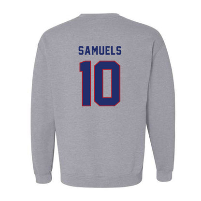 American - NCAA Men's Basketball : Adrian Samuels - Classic Shersey Crewneck Sweatshirt-1
