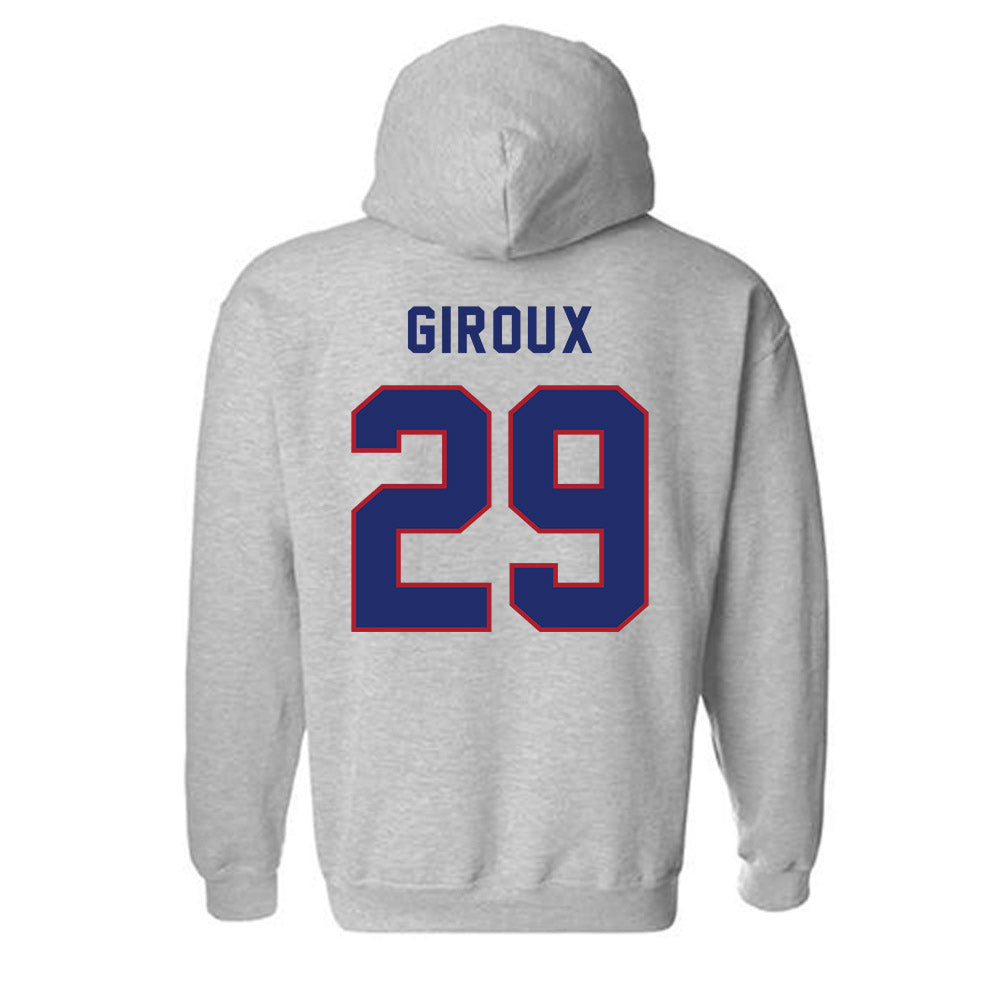 American - NCAA Women's Soccer : Alyssa Giroux - Classic Shersey Hooded Sweatshirt-1