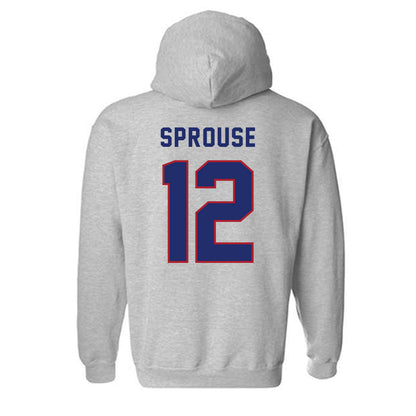 American - NCAA Men's Basketball : Geoff Sprouse - Classic Shersey Hooded Sweatshirt-1