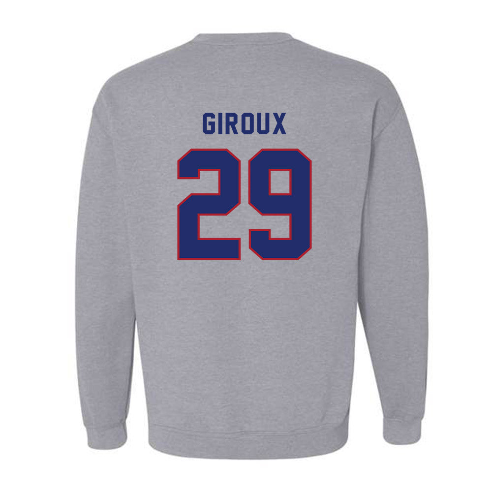 American - NCAA Women's Soccer : Alyssa Giroux - Classic Shersey Crewneck Sweatshirt-1