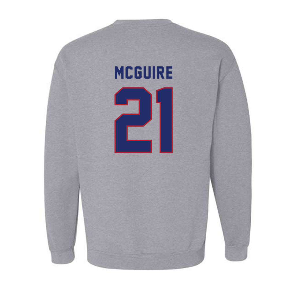 American - NCAA Women's Soccer : Jennifer McGuire - Classic Shersey Crewneck Sweatshirt-1