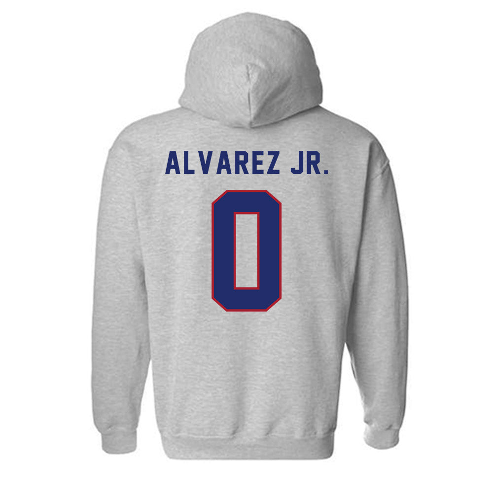 American - NCAA Men's Soccer : Juan Carlos Alvarez Jr. - Classic Shersey Hooded Sweatshirt-1