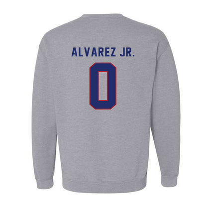 American - NCAA Men's Soccer : Juan Carlos Alvarez Jr. - Classic Shersey Crewneck Sweatshirt-1