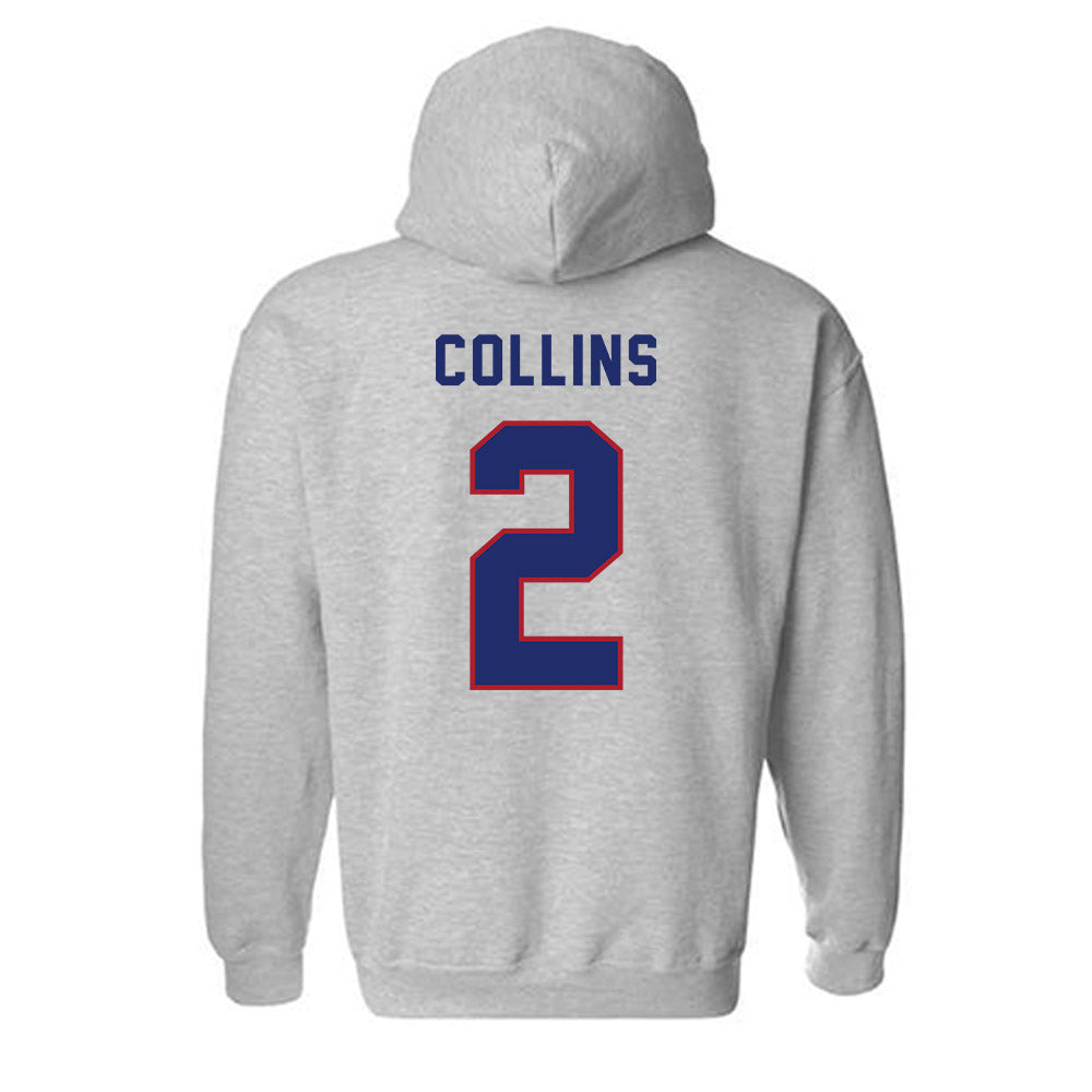 American - NCAA Men's Basketball : Madden Collins - Classic Shersey Hooded Sweatshirt-1