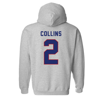 American - NCAA Men's Basketball : Madden Collins - Classic Shersey Hooded Sweatshirt-1