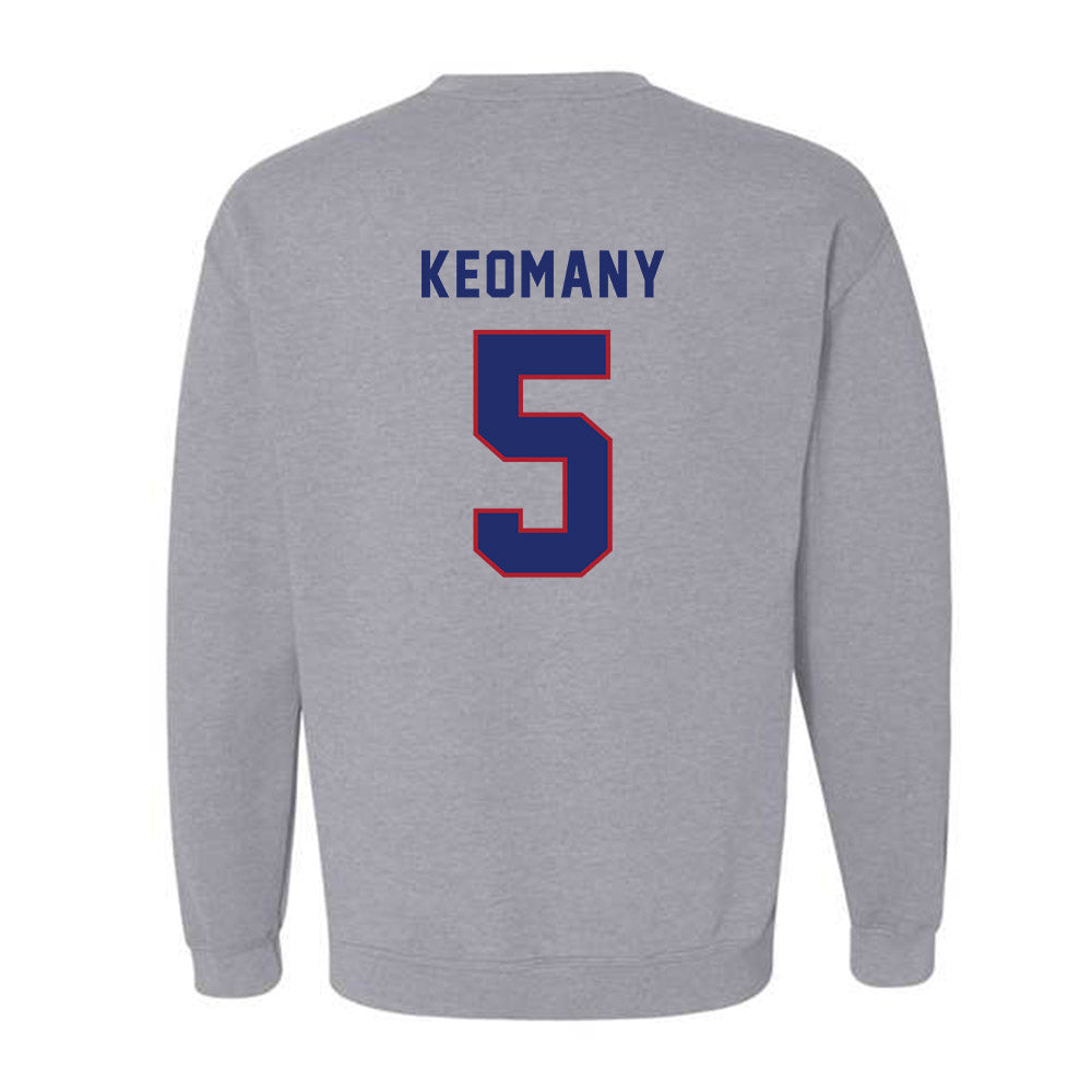 American - NCAA Men's Soccer : Kobe Keomany - Classic Shersey Crewneck Sweatshirt-1