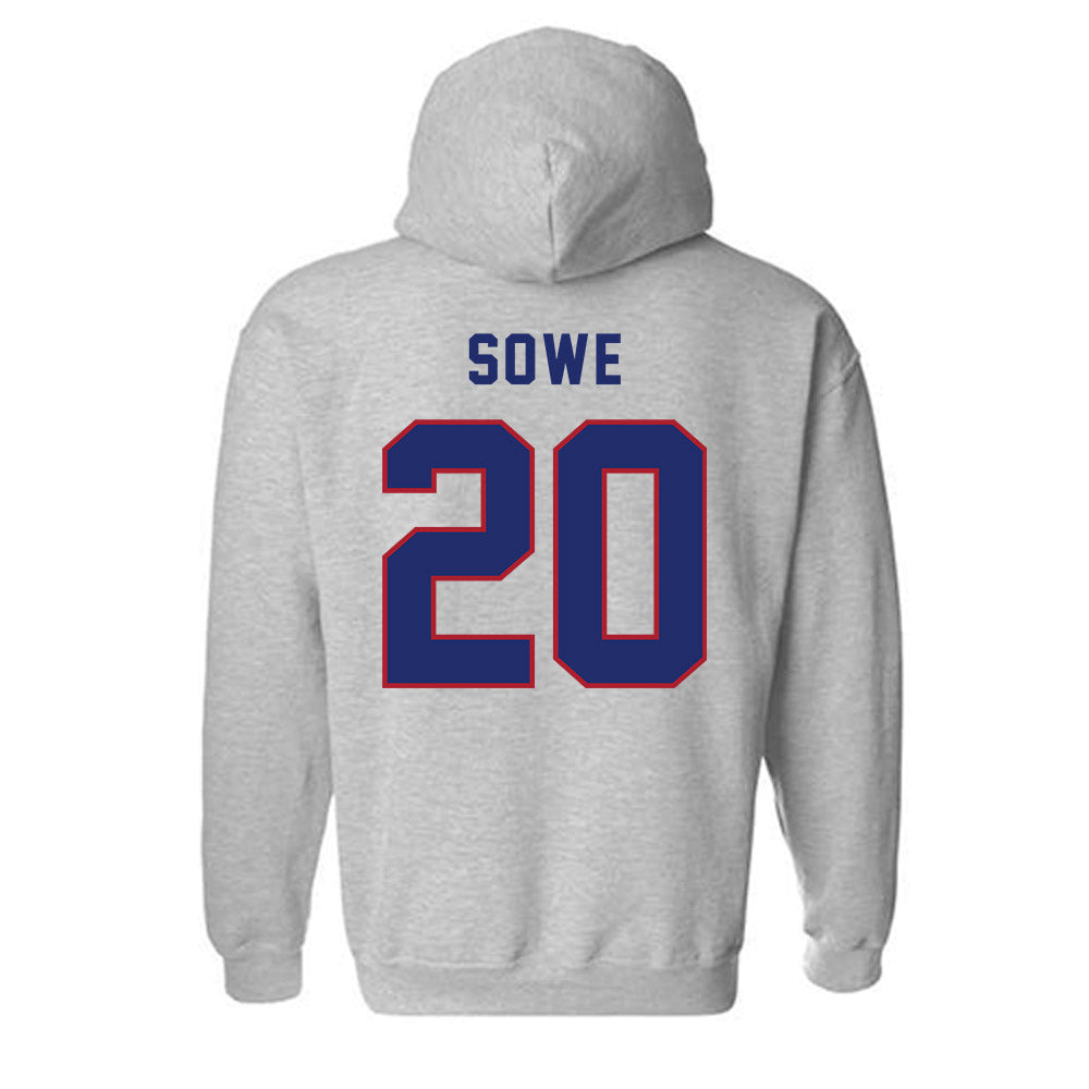 American - NCAA Men's Soccer : Mustapha Sowe - Classic Shersey Hooded Sweatshirt-1